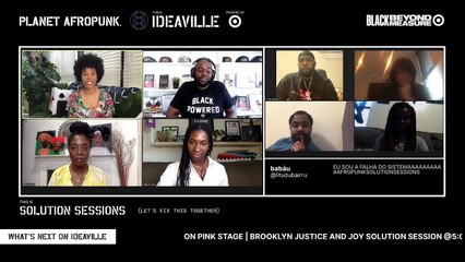 SOLUTION SESSIONS BROOKYLN at PLANET AFROPUNK:  Bridget Todd,  Nadia Lopez, Eunique Jones Gipson, Ash Cash Exantus