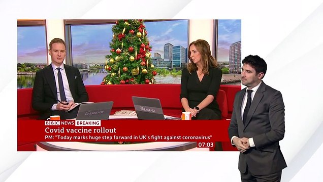 Covid-19 vaccine First person receives Pfizer Covid-19 vaccine in UK @BBC News live - BBC