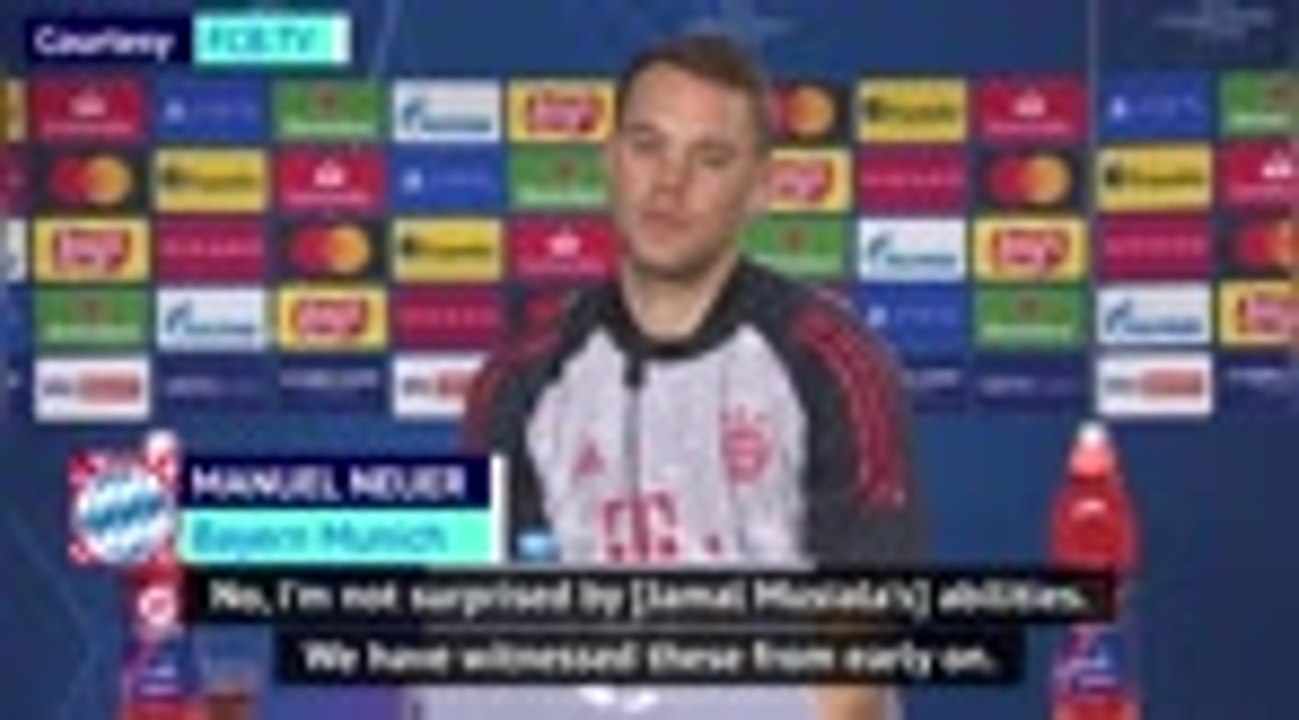 Neuer 'not surprised' by youngster Musiala's talents