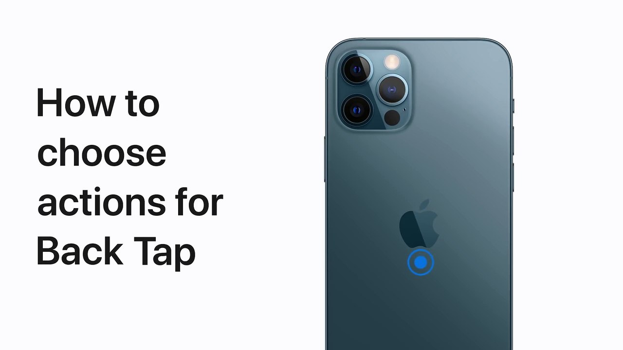Comment paramétrer "Toucher le dos de l'appareil" sur son iPhone et iPod touch — Apple Support