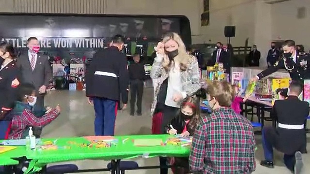 WATCH LIVE: First Lady Melania Trump participates in 'Toys for Tots' event