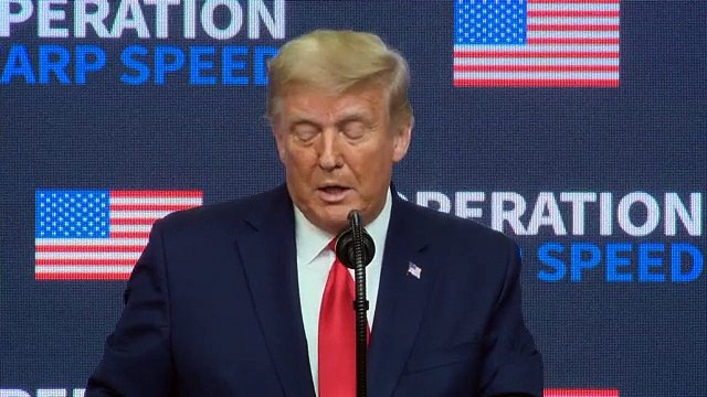 Live: Trump Delivers Remarks at an Operation Warp Speed Vaccine Summit