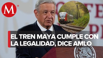 Freno a Tren Maya tiene propósitos políticos y electorales: AMLO