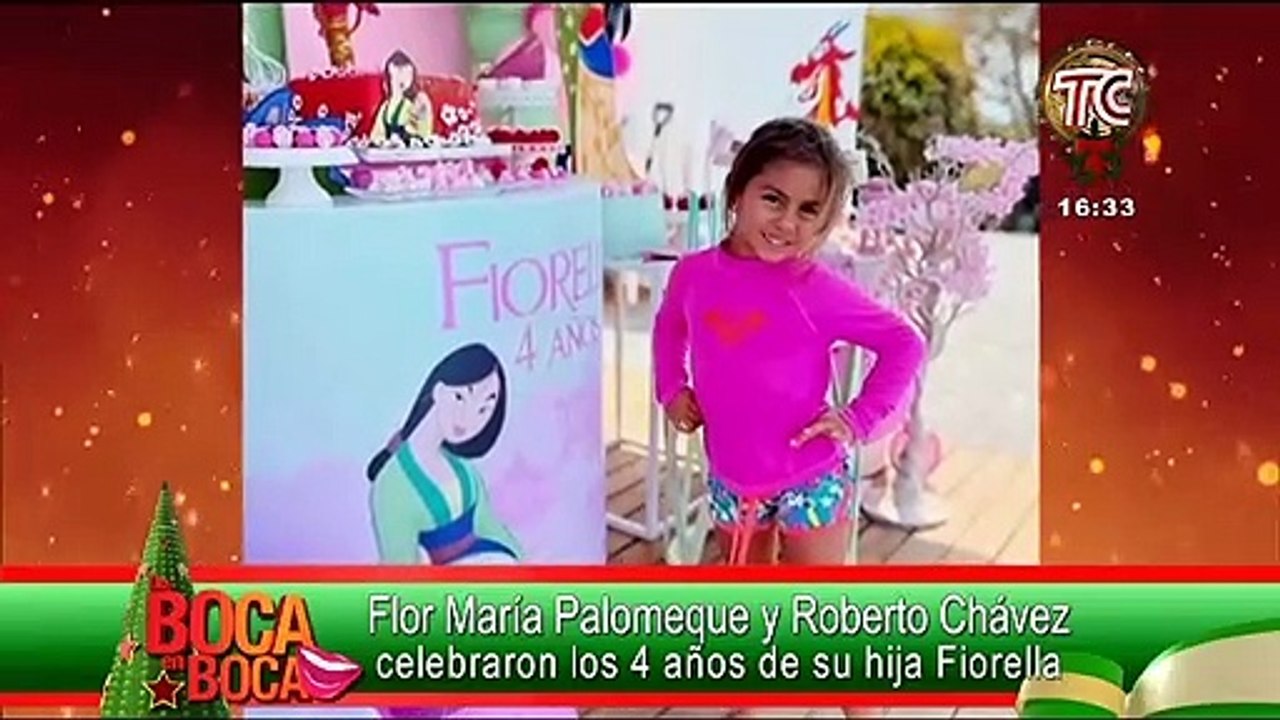 Flor María Palomeque se convirtió en "La Mofle" para el cumpleaños de su hija
