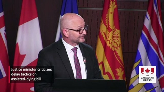 Justice minister criticizes delay tactics on assisted-dying bill