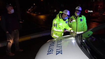 Aksaray’da kısıtlama emniyetin sıkı denetimleriyle geçiyor