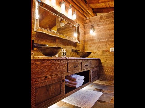 small bathrooms with rustic style ideas- baños pequeños con estilo rustico