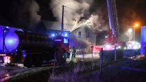 Froidchapelle: important incendie de maison (08.12.20)