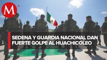 Sedena y Guardia Nacional recuperan casi 87 mil litros de hidrocarburo