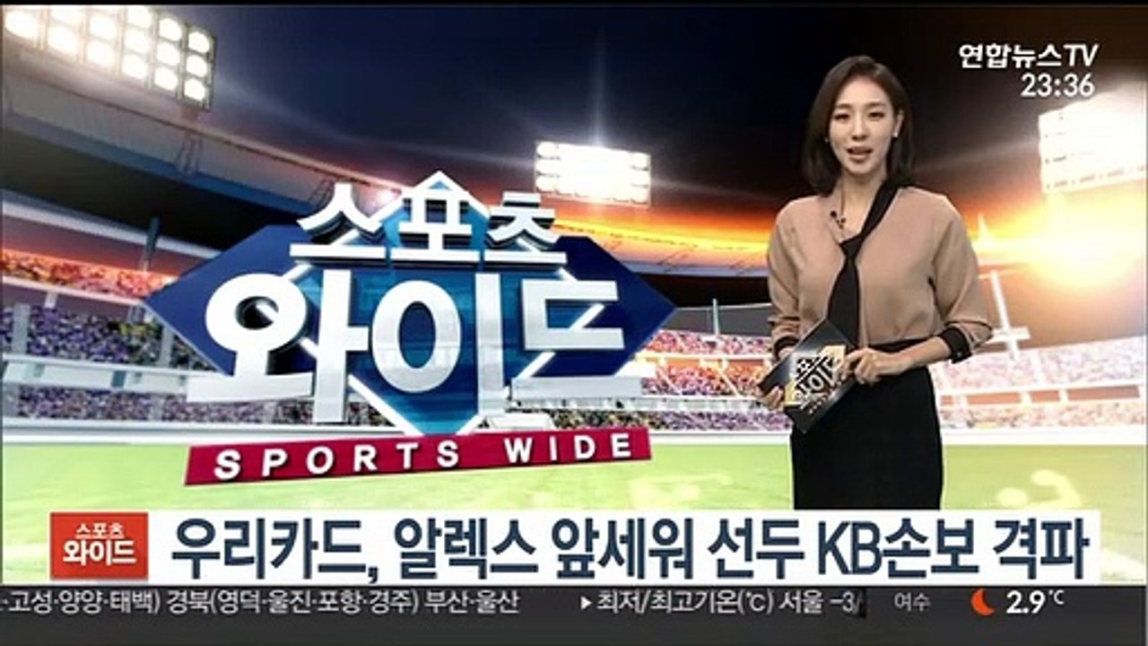 [프로배구] 우리카드, 알렉스 앞세워 선두 KB손보 격파