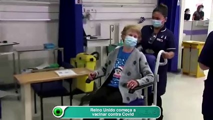 Reino Unido começa a vacinar contra Covid