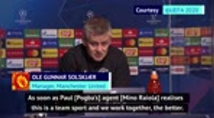 Man United boss Solskjaer hits back as Pogba's agent Raiola