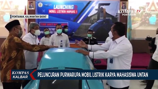 Untan Luncurkan Prototype Mobil Listrik Kapuas 1 Karya Mahasiswa Fakultas Teknik