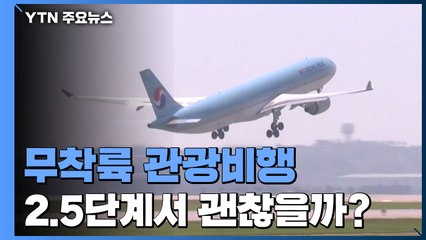 [앵커리포트] '격리 면제' 무착륙 관광비행, 2.5단계서 괜찮을까? / YTN