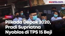 Pilkada Kota Depok 2020, Pradi Supriatna Nyoblos di TPS 15 Beji