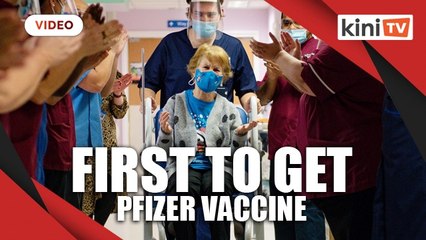 Download Video: UK patients become world’s first to get Pfizer vaccine