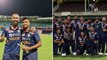 India vs Australia T20I : Hardik Pandya Gives His Man of the Series Trophy to Natarajan