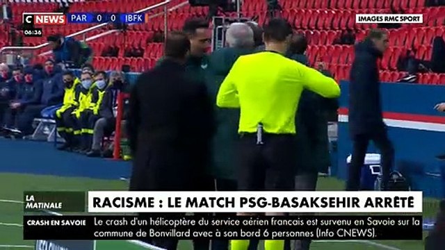 Jamais vu en Ligue des Champions : Les images de ce qui s'est passé hier soir lors de la rencontre PSG/Istanbul Basaksehir interrompu après des propos racistes qui auraient été tenus par le 4e arbitre