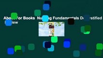 About For Books  Nursing Fundamentals Demystified  Review