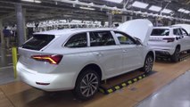 Production of the ŠKODA OCTAVIA at the Mladá Boleslav plant
