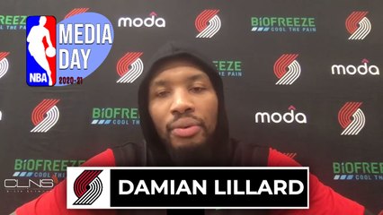 Damian Lillard Blazers Training Camp Interview