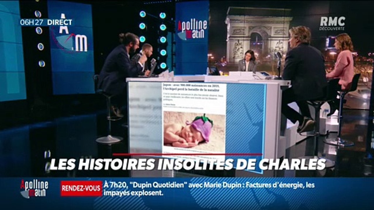 «Les 3 histoire de Charles Magnien » : Le gouvernement japonais se mobilise pour booster la natalité, et deux loutres britanniques ont trouvé l'amour sur Internet - 09/12