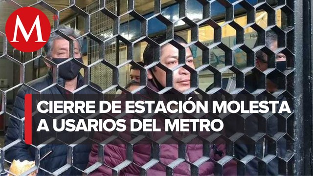 A pesar del cierre de Metro Allende, convoy permite descenso de usuarios en la estación