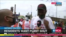 Wentworth residents protest after Engen refinery explode