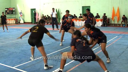 Maharashtra wins the Girls Kabaddi final