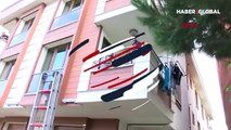 Ataşehir'de 2 yaşındaki çocuk annesini balkona kilitledi