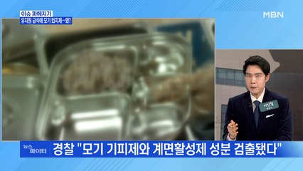 MBN 뉴스파이터-모기 퇴치제를 아이들 밥에…왜?