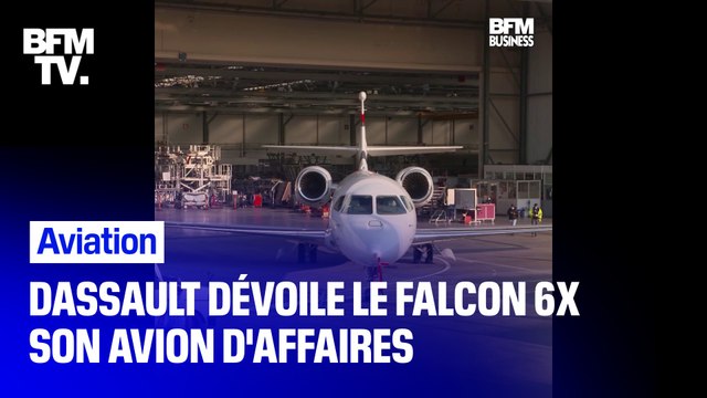 Dassault Aviations a présenté son nouvel avion d'affaires, le Falcon 6X