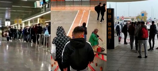 El vídeo que muestra la llegada de los inmigrantes al aeropuerto de Granada