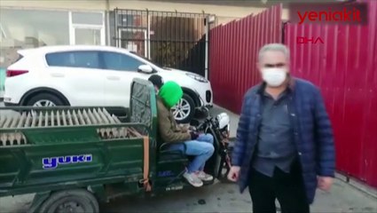 Sokak kısıtlamasında 'hırsızlık' drone kamerasına takıldı