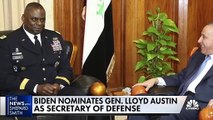 President-elect Joe Biden picks Lloyd Austin as Secretary of Defense