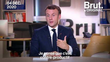 Covid-19 : "Je ne crois pas à la vaccination obligatoire pour ce vaccin", dit Emmanuel Macron