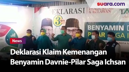 Video Deklarasi Klaim Kemenangan Paslon Nomor Urut 3 Benyamin Davnie-Pilar Saga Ichsan