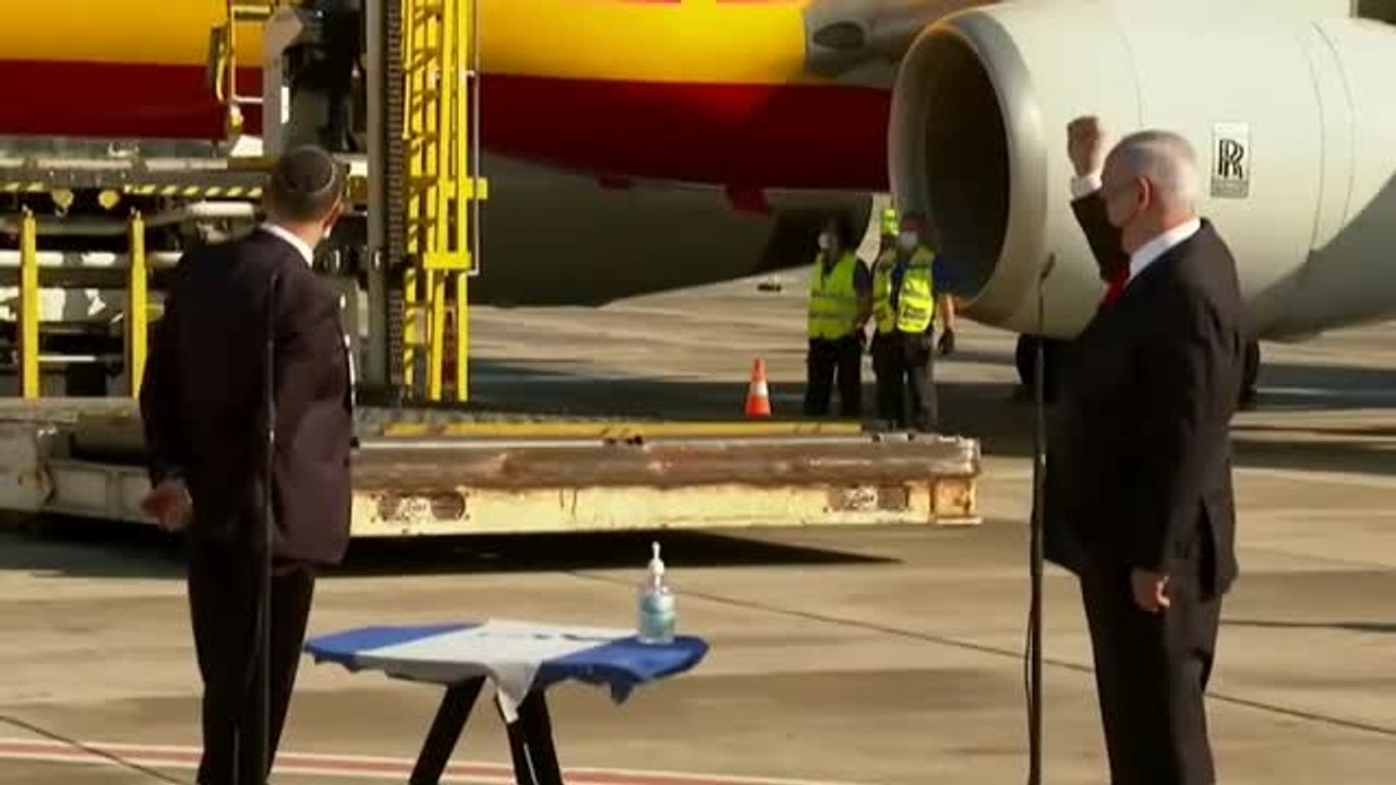 Israel recibe las primeras dosis de la vacuna de Pfizer