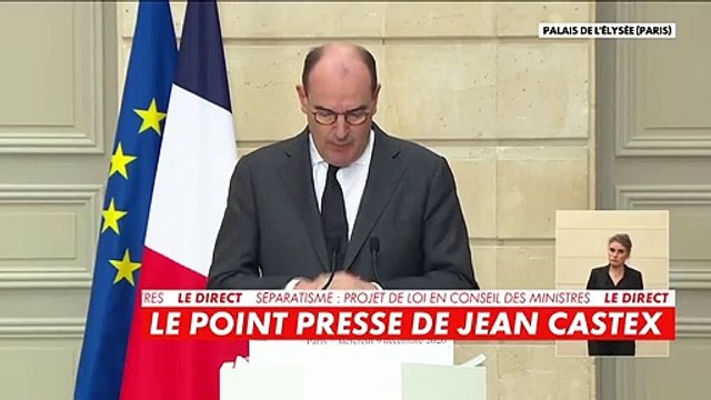 Loi sur le séparatisme: Ce texte n'est pas un texte contre les religions. C'est une loi d'émancipation face au fanatisme religieux (Jean Castex)