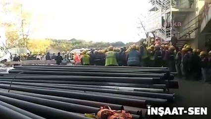 Mangalda korona: AKM şantiyesinde mangal partisi düzenlendi