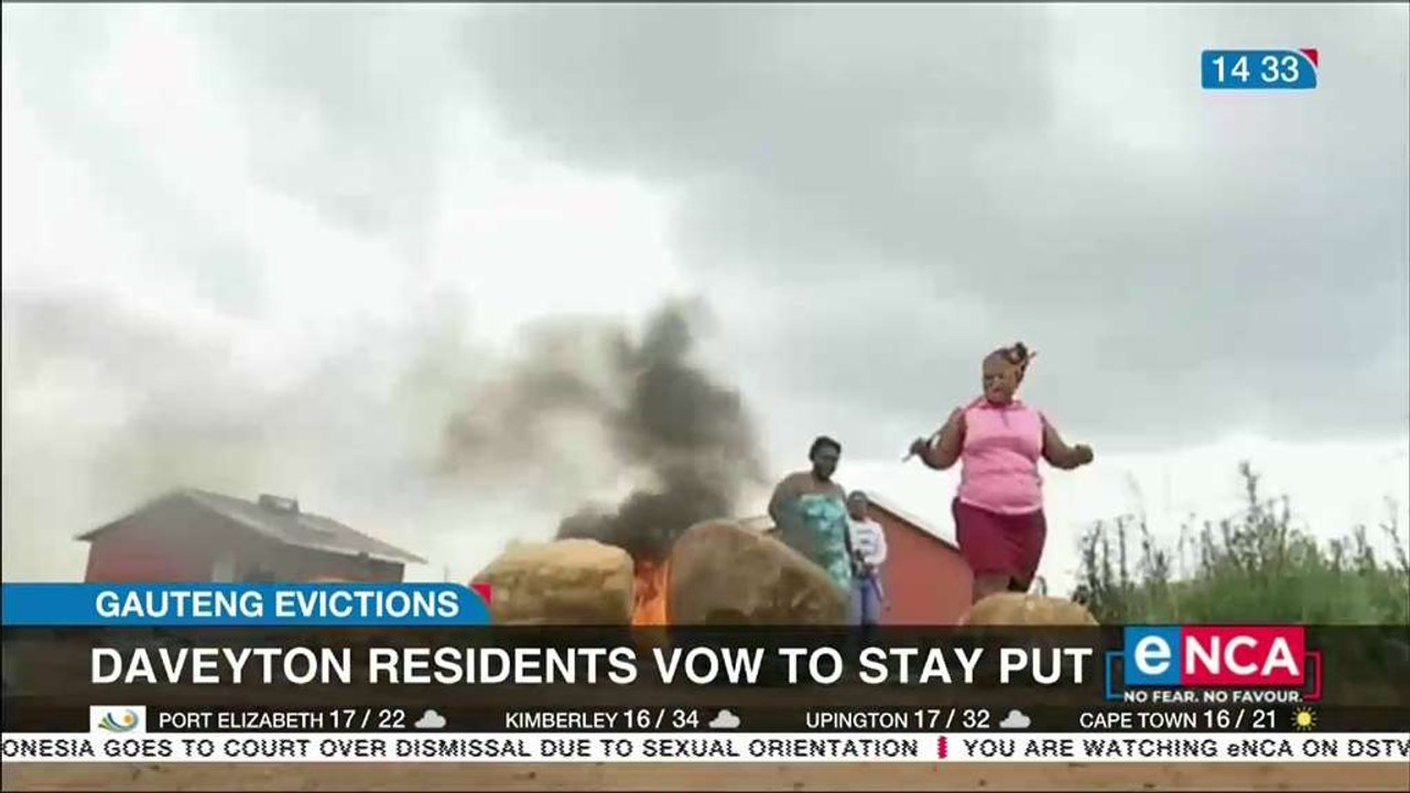 Daveyton residents resist evictions
