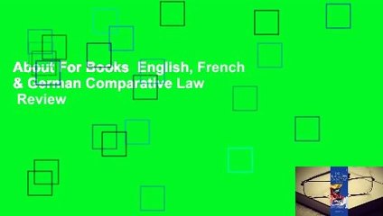 About For Books  English, French & German Comparative Law  Review