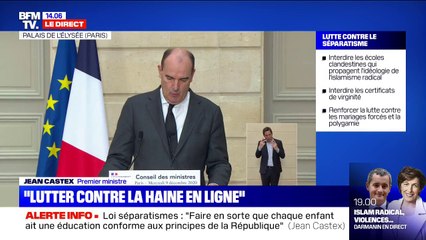 Jean Castex sur la loi "séparatisme": "Je ne crois en rien qu'elle va diviser"