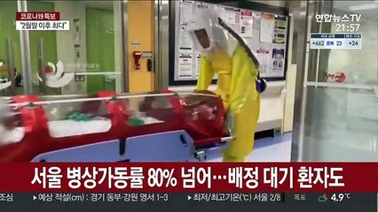 중증 병상부족 사태 현실화…일부 지역 가용병상 '0'