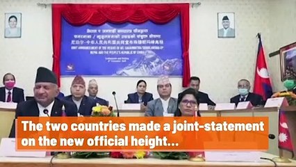 Mount Everest grows by nearly a metre