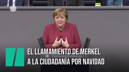 Merkel, al borde de las lágrimas al hacer una petición a los ciudadanos