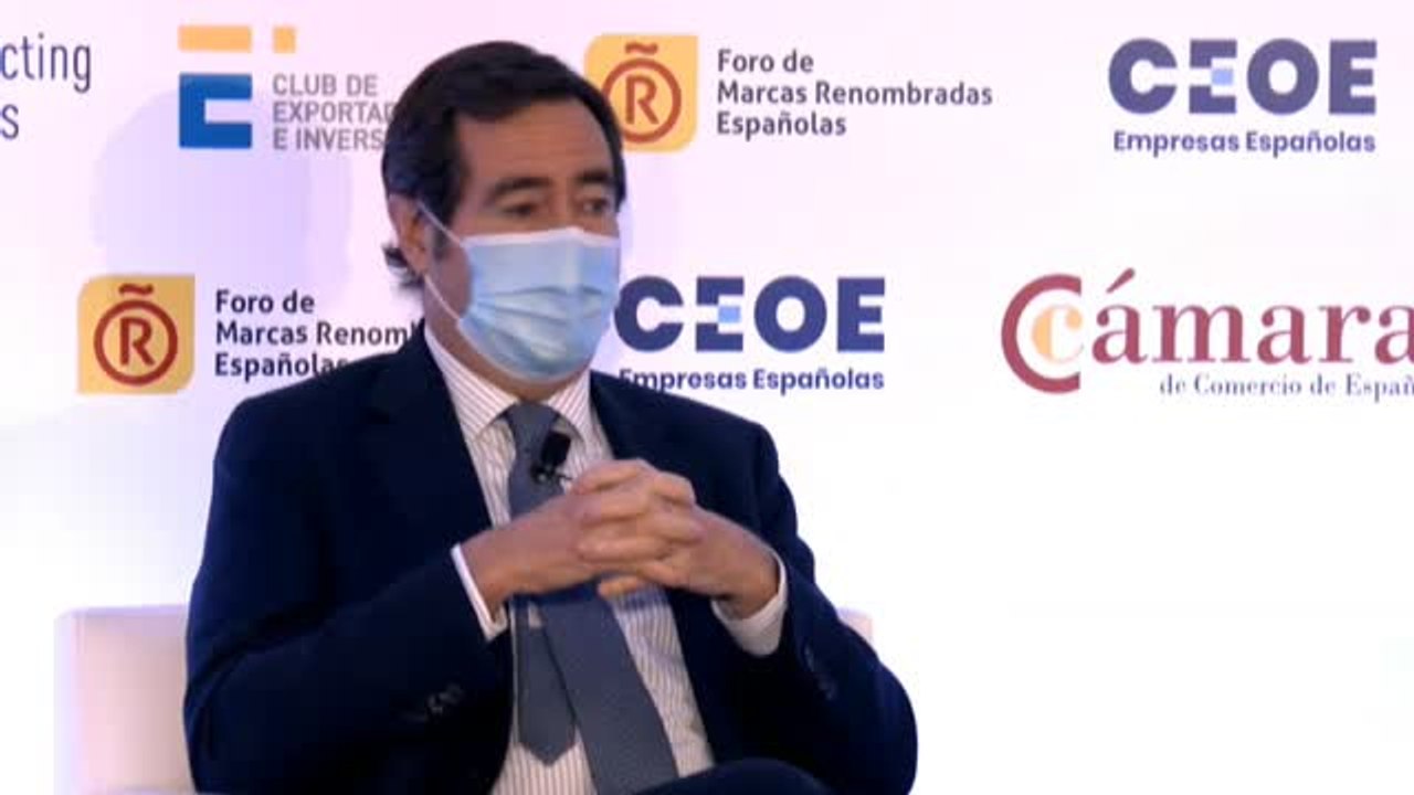 Garamendi pide al Rey que "que no se desanime" y que siga con su apoyo "fundamental" a las empresas españolas en el exterior