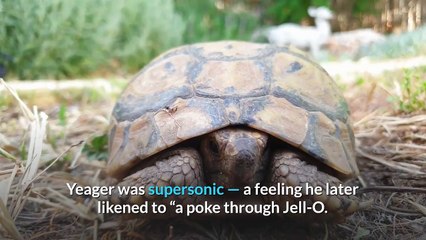 Chuck Yeager first man to break sound barrier has died