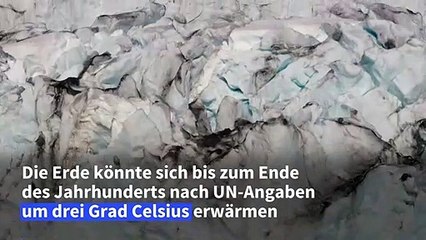 Erderwärmung steuert auf mehr als drei Grad zu