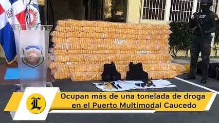 Ocupan más de una tonelada de droga en el Puerto Multimodal Caucedo